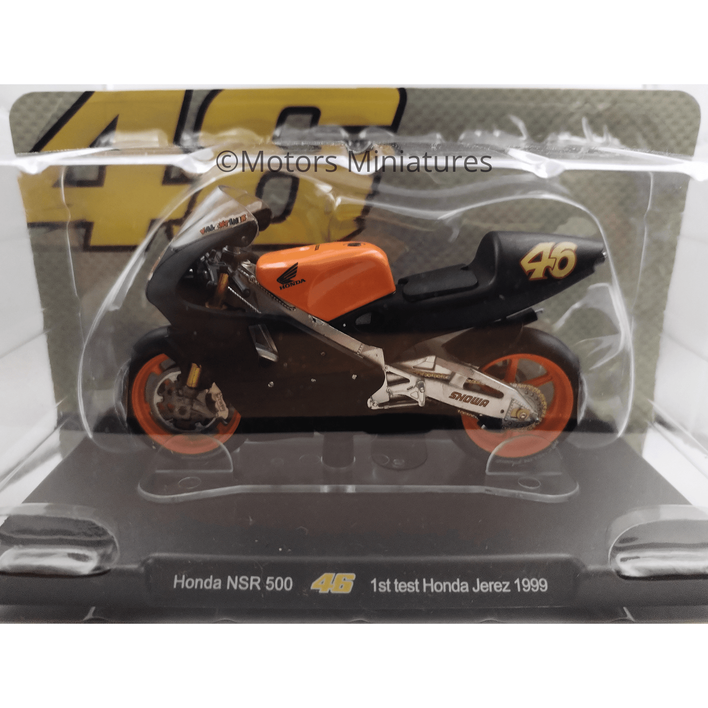 Honda NSR 500 1st test Honda Jerez 1999 *Valentino Rossi #46 Collection* Magazine Models 1/18 - MagRossi0029