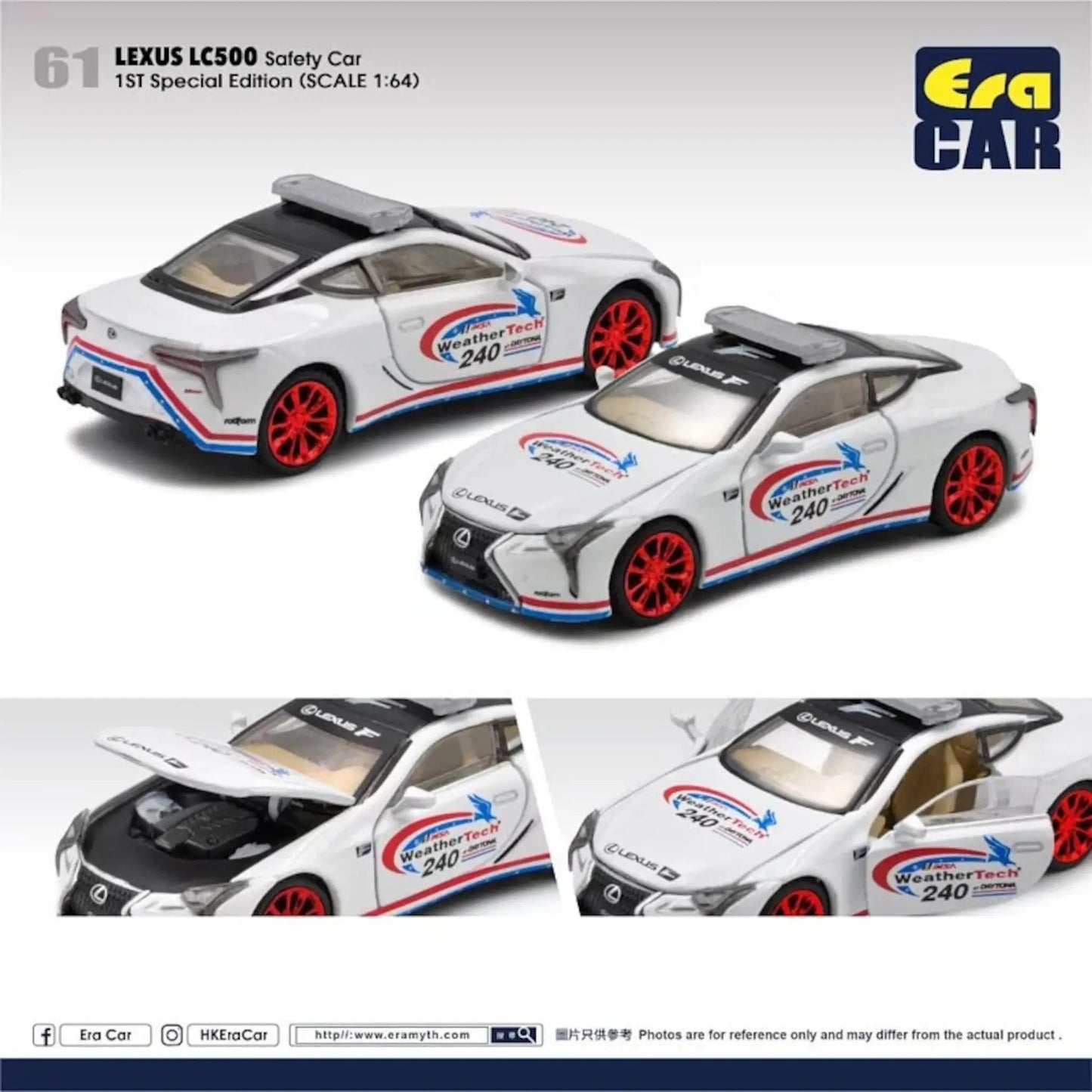 Lexus LC500 Safety Car 2022 Era Car 1/64 - EraLS21LCRF61