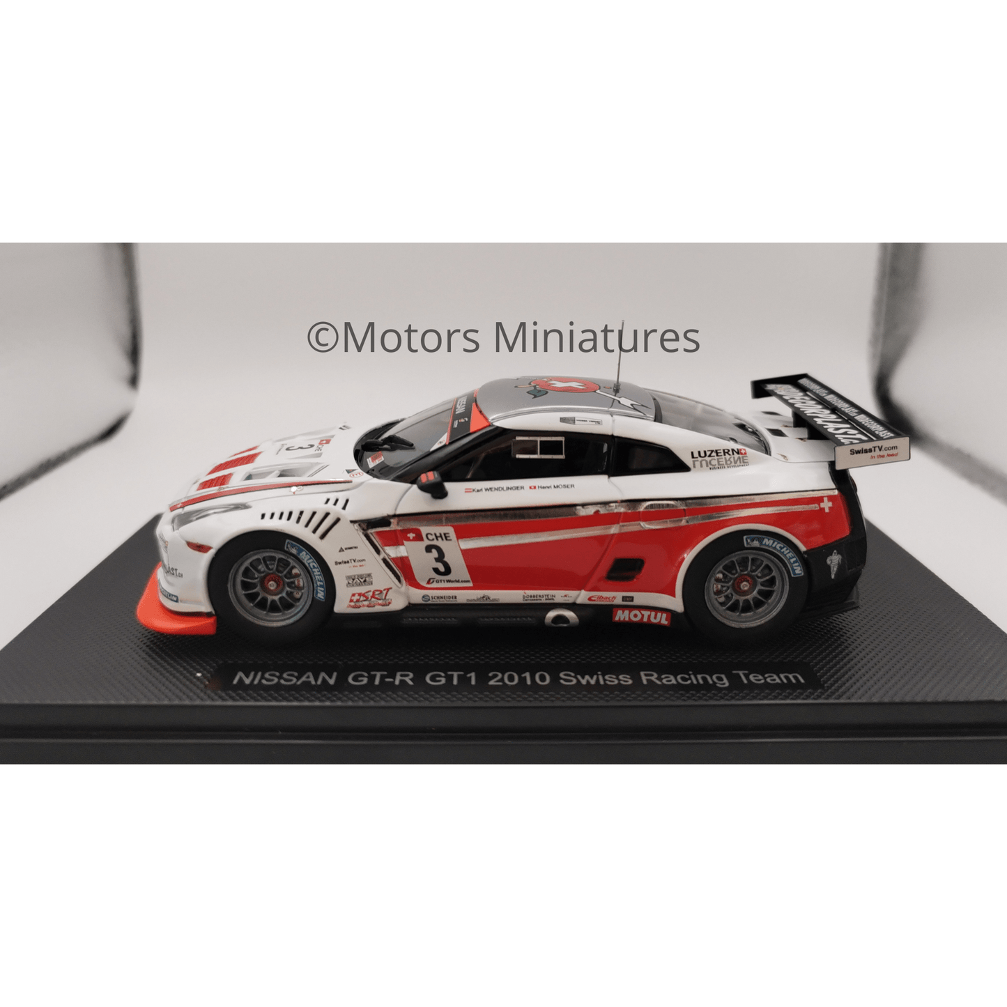 Nissan GT - R GT1 Swiss Racing Team #3 2010 Ebbro 1/43 - ebb44355^1