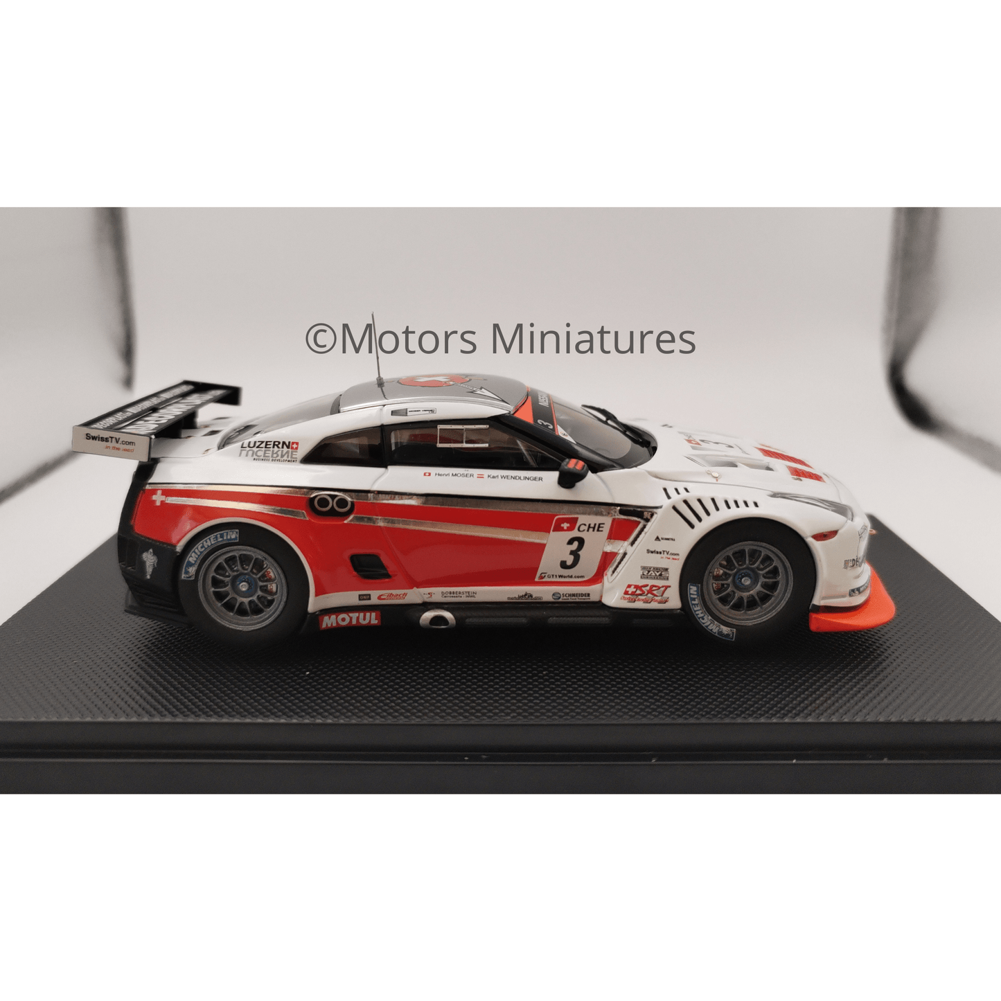 Nissan GT - R GT1 Swiss Racing Team #3 2010 Ebbro 1/43 - ebb44355^1