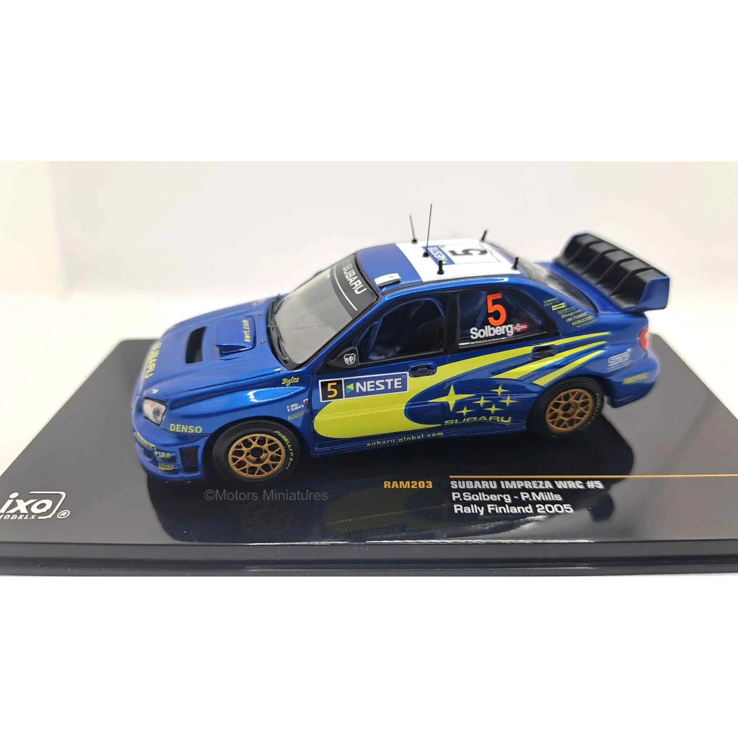 Subaru Impreza WRC #5 P.Solberg Rally Finland 2005 IXO Models 1/43 - RAM203