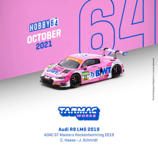 Audi R8 LMS BWT #25 Haasse/Schmidt ADAC GT Masters Hockenheimring 2019 Tarmac Works 1/64 | Motors Miniatures