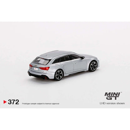 Audi RS 6 Avant florett silver Mini GT 1/64 | Motors Miniatures