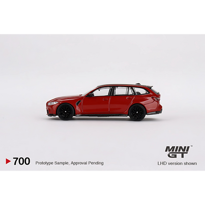 BMW M3 Competition Touring Toronto Red LHD Mini GT 1/64