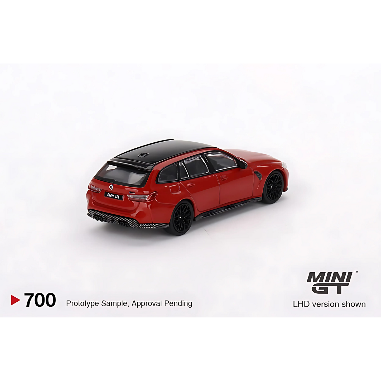 BMW M3 Competition Touring Toronto Red LHD Mini GT 1/64