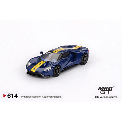 Ford GT Sunoco Blue LHD Mini GT 1/64