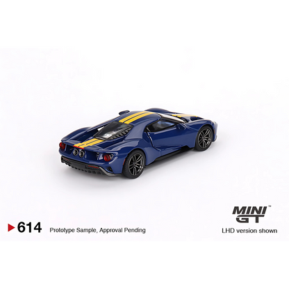 Ford GT Sunoco Blue LHD Mini GT 1/64