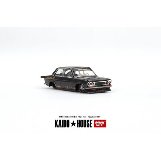 Kaido House Datsun 510 Pro Street Full Carbon V1 Mini GT 1/64