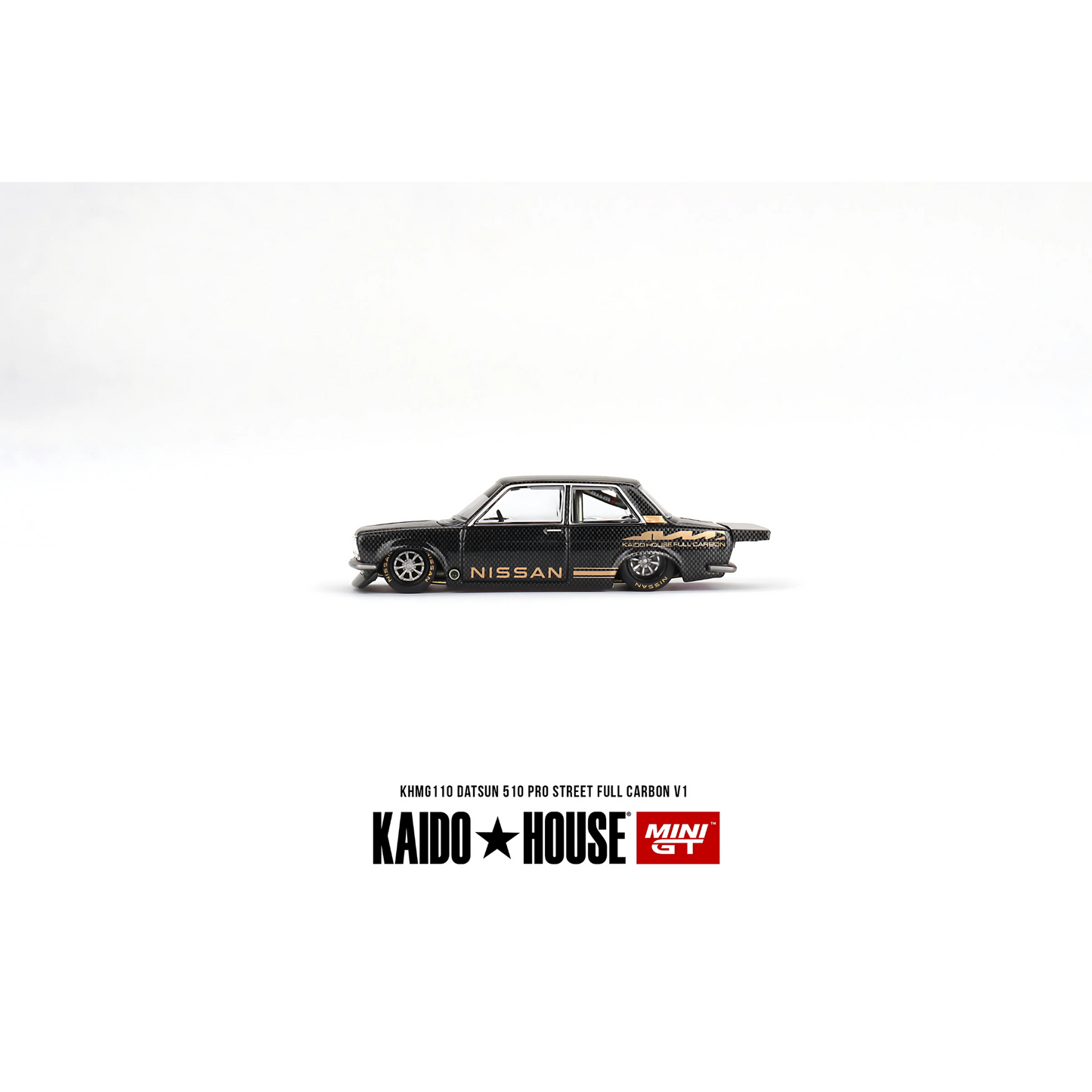 Kaido House Datsun 510 Pro Street Full Carbon V1 Mini GT 1/64