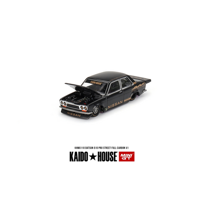 Kaido House Datsun 510 Pro Street Full Carbon V1 Mini GT 1/64