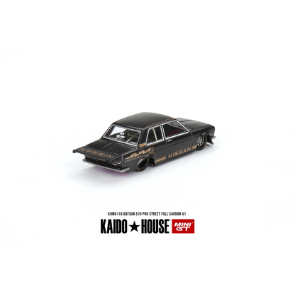 Kaido House Datsun 510 Pro Street Full Carbon V1 Mini GT 1/64