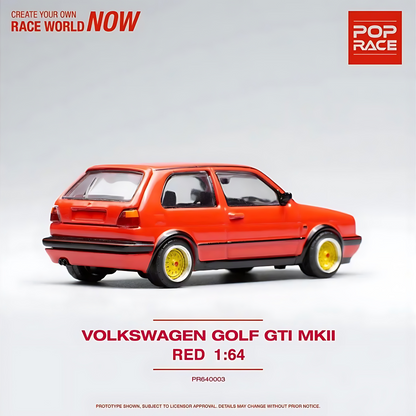 Volkswagen Golf GTI MKII Rouge Pop Race 1/64