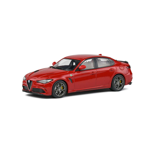 Alfa Romeo Giulia Quadrifoglio 2.9L Bi-Turbo 2019 Rouge Solido 1/43 | Motors Miniatures