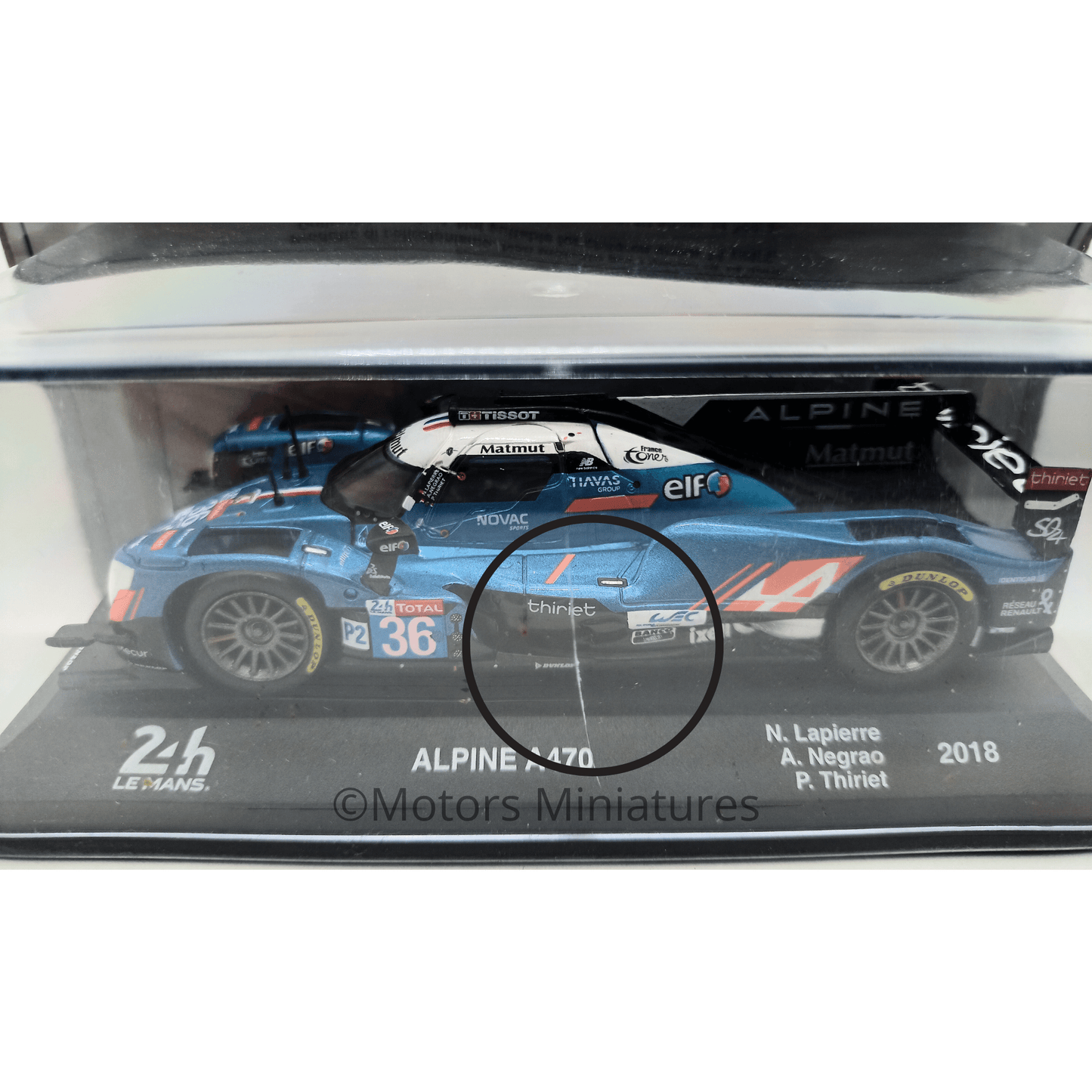 Alpine A470 #36 24H Le Mans 2018 Magazine Models 1/43 - spalmA470 - 2018