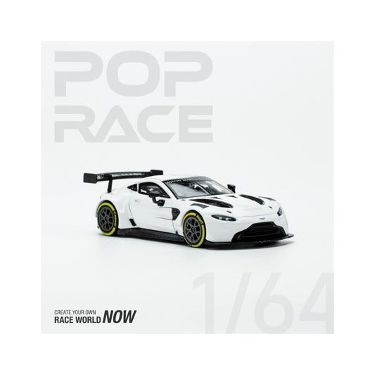 Aston Martin GT3 Blanc Pop Race 1/64 - PR640045