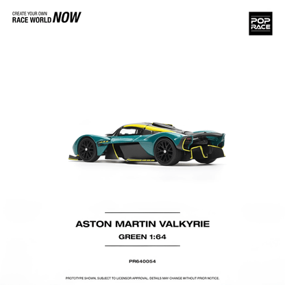 Aston Martin Valkyrie Viridian Green Pop Race 1/64 - PR64 - 54