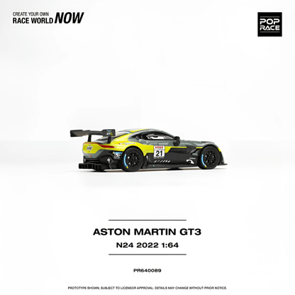 Aston Martin Vantage GT3 #21 Nurburgring 2022 Pop Race 1/64 - PR64 - 89