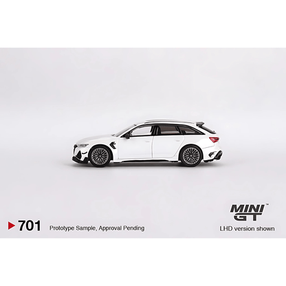 Audi ABT RS6 - R LHD Glacier White Mini GT 1/64 - MGT00701 - L