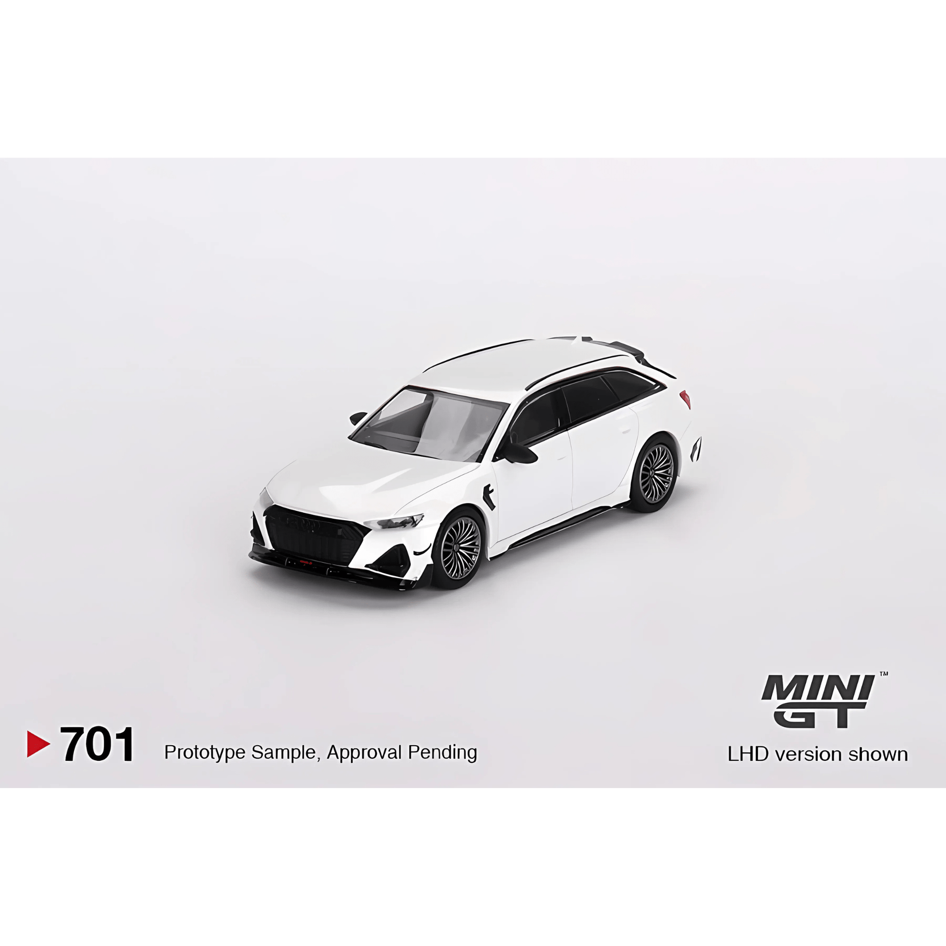 Audi ABT RS6 - R LHD Glacier White Mini GT 1/64 - MGT00701 - L