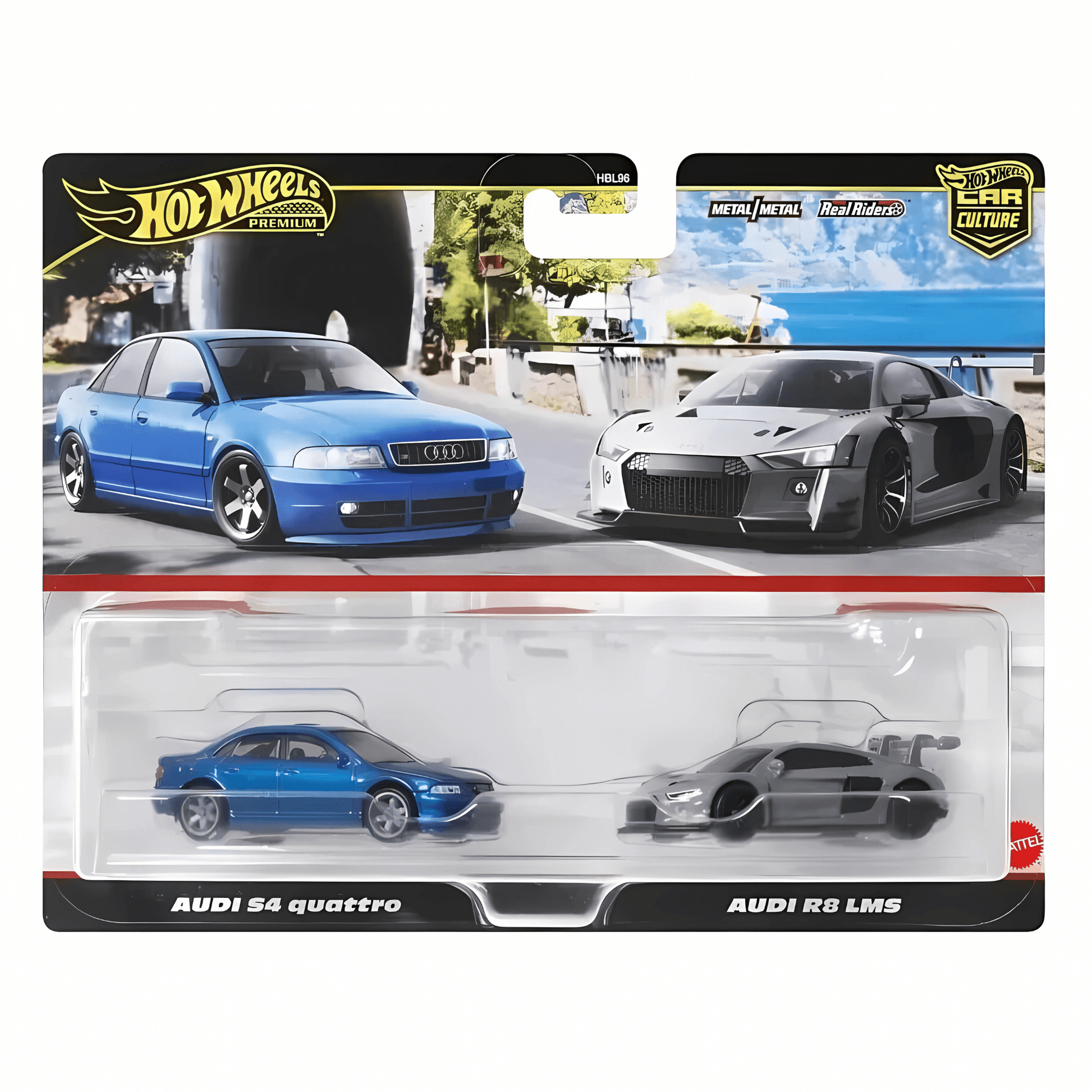 Audi S4 Quattro & Audi R8 LMS Hotwheels 1/64 - JDY82