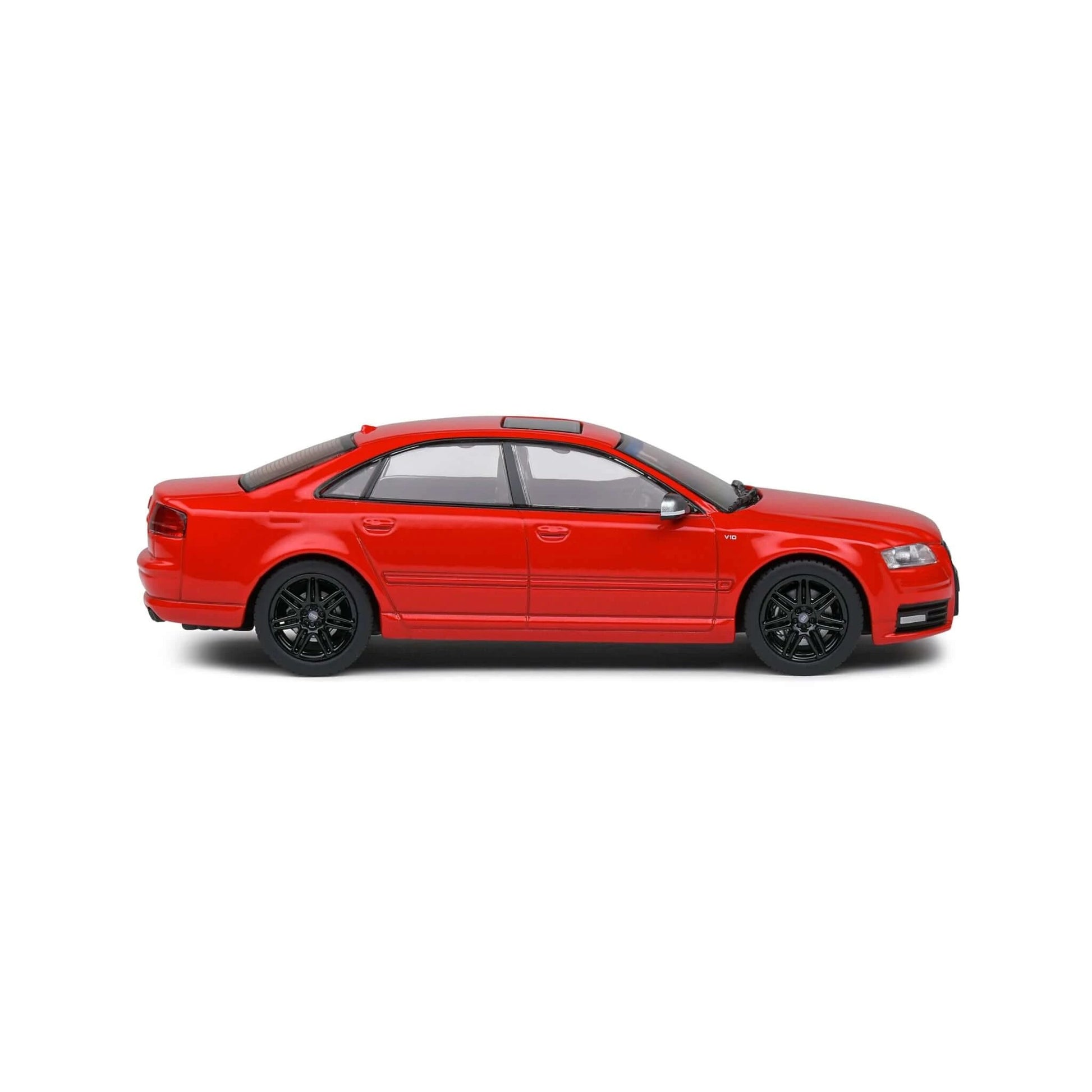Audi S8 D3 5.2L V10 Rouge Solido 1/43 - S4313304