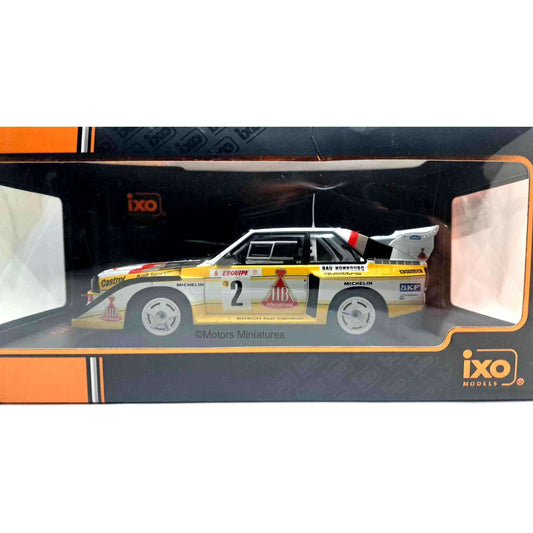 Audi Sport Quattro S1 #2 Rallye Monte-Carlo 1986 IXO Models 1/24 - IXO24RAL020B
