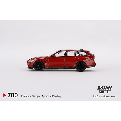 BMW M3 Competition Touring Toronto Red LHD Mini GT 1/64 - MGT00700 - L