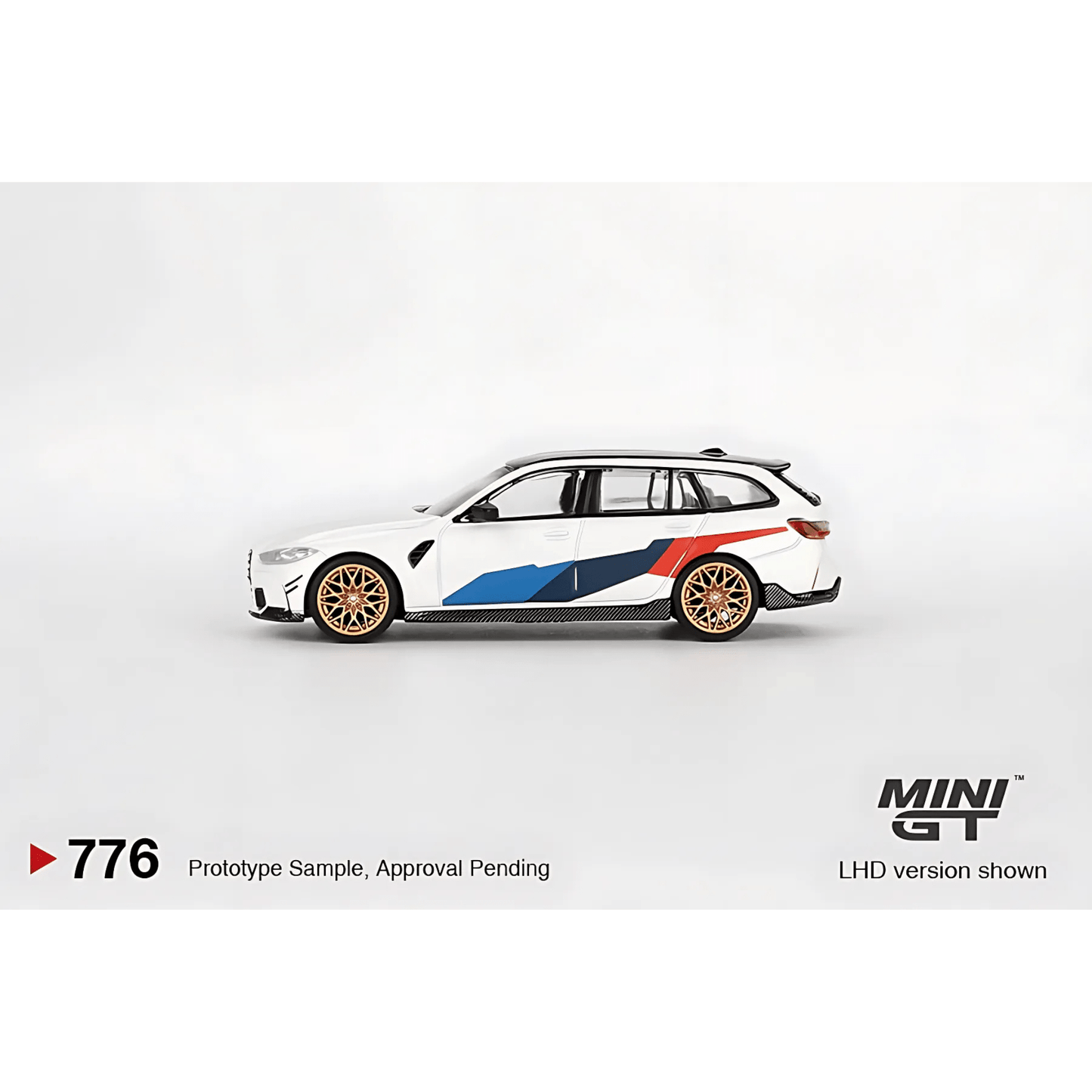 BMW M3 M Performance Touring Alpine White LHD Mini GT 1/64 - MGT00776 - L