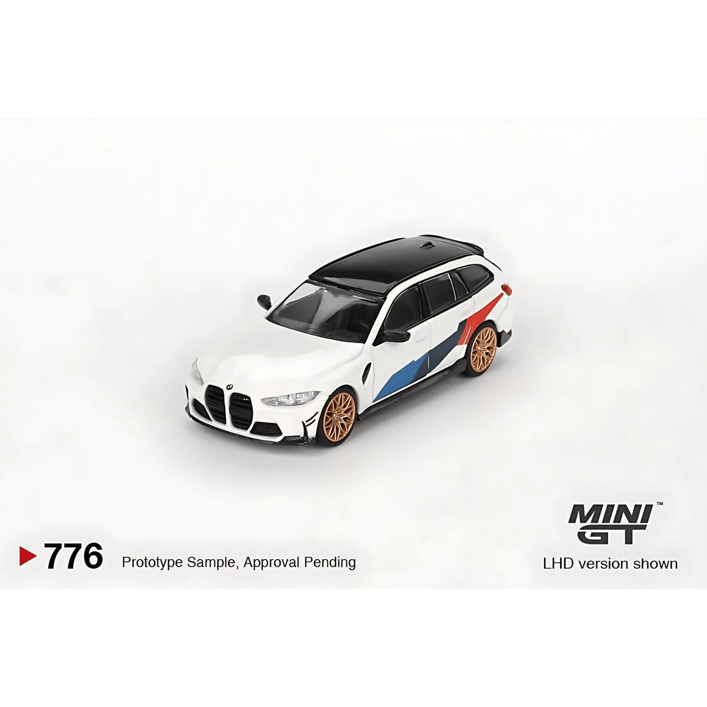 BMW M3 M Performance Touring Alpine White LHD Mini GT 1/64 - MGT00776 - L