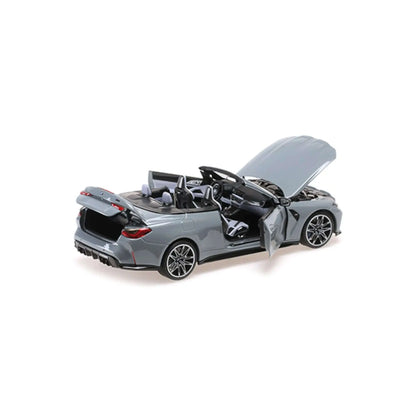 BMW M4 Cabriolet 2021 Grey Metallic Minichamps 1/18 | Motors Miniatures