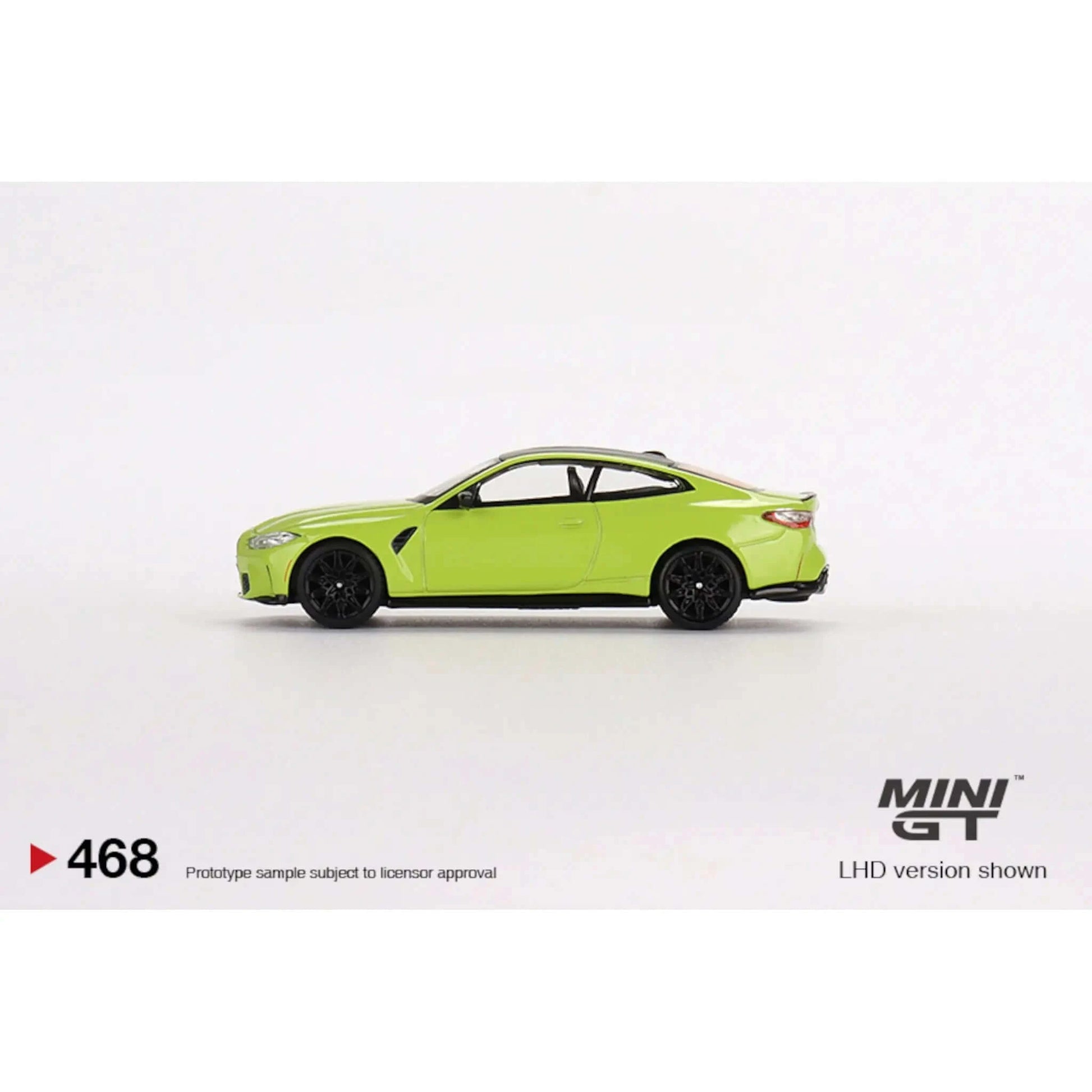 BMW M4 Competition G82 san paulo yellow RHD Mini GT 1/64 | Motors Miniatures