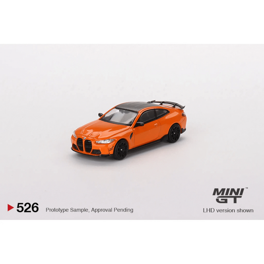 BMW M4 M-Performance G82 Fire Orange RHD Mini GT 1/64 | Motors Miniatures
