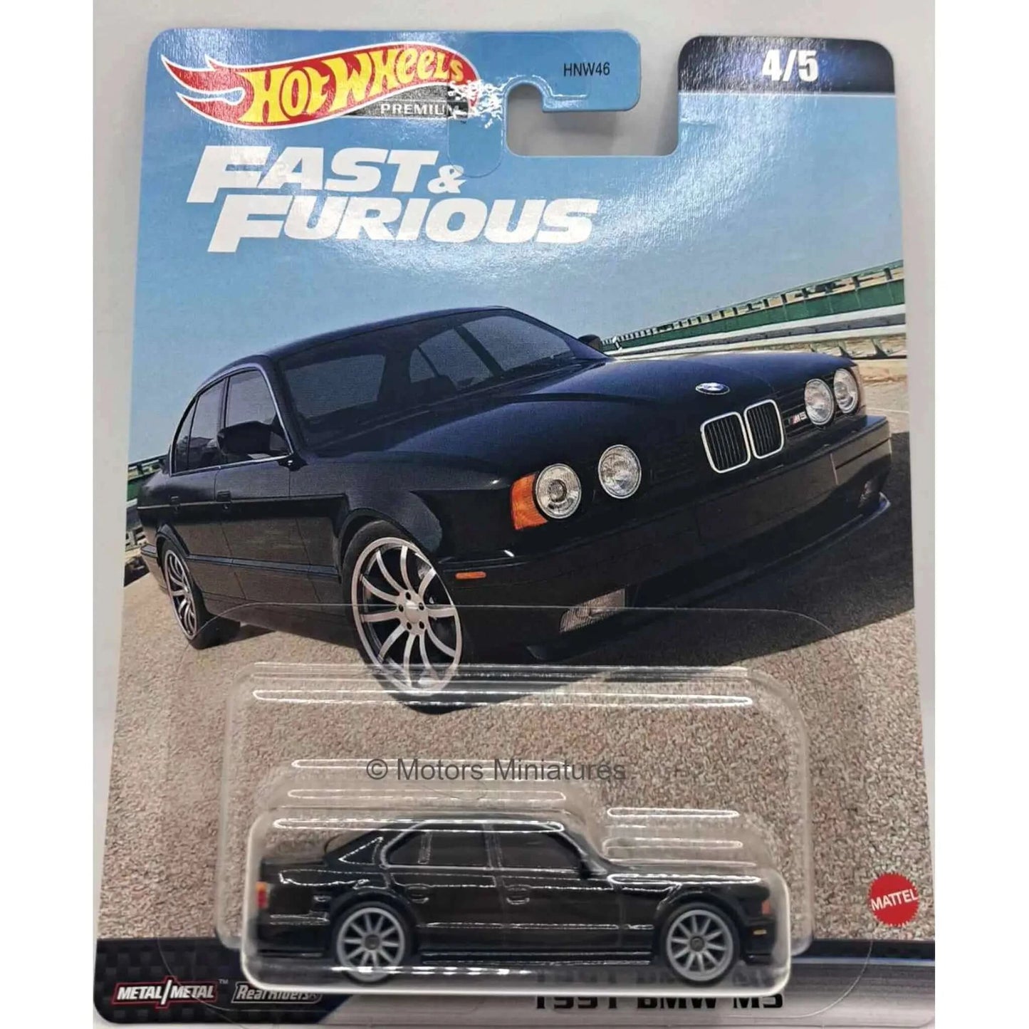 BMW M5 1991 Fast and Furious Hotwheels 1/64 | Motors Miniatures