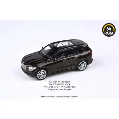 BMW X5 G05 rhd noir Para64 1/64 | Motors Miniatures