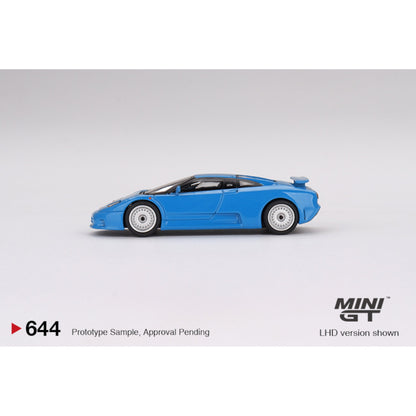 Bugatti EB110 GT Blu Bugatti LHD Mini GT 1/64 - MGT00644 - L