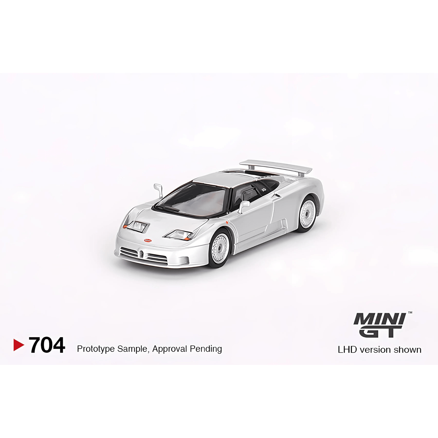 Bugatti EB110 GT Grigio Chiaro LHD Mini GT 1/64 - MGT00704 - L