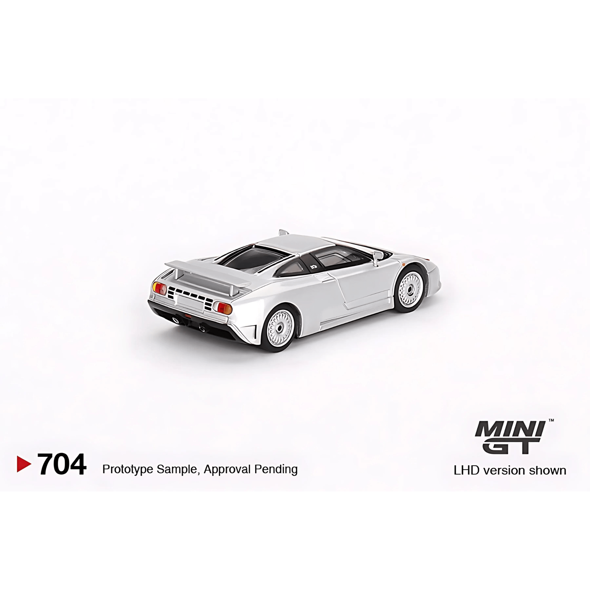 Bugatti EB110 GT Grigio Chiaro LHD Mini GT 1/64 - MGT00704 - L