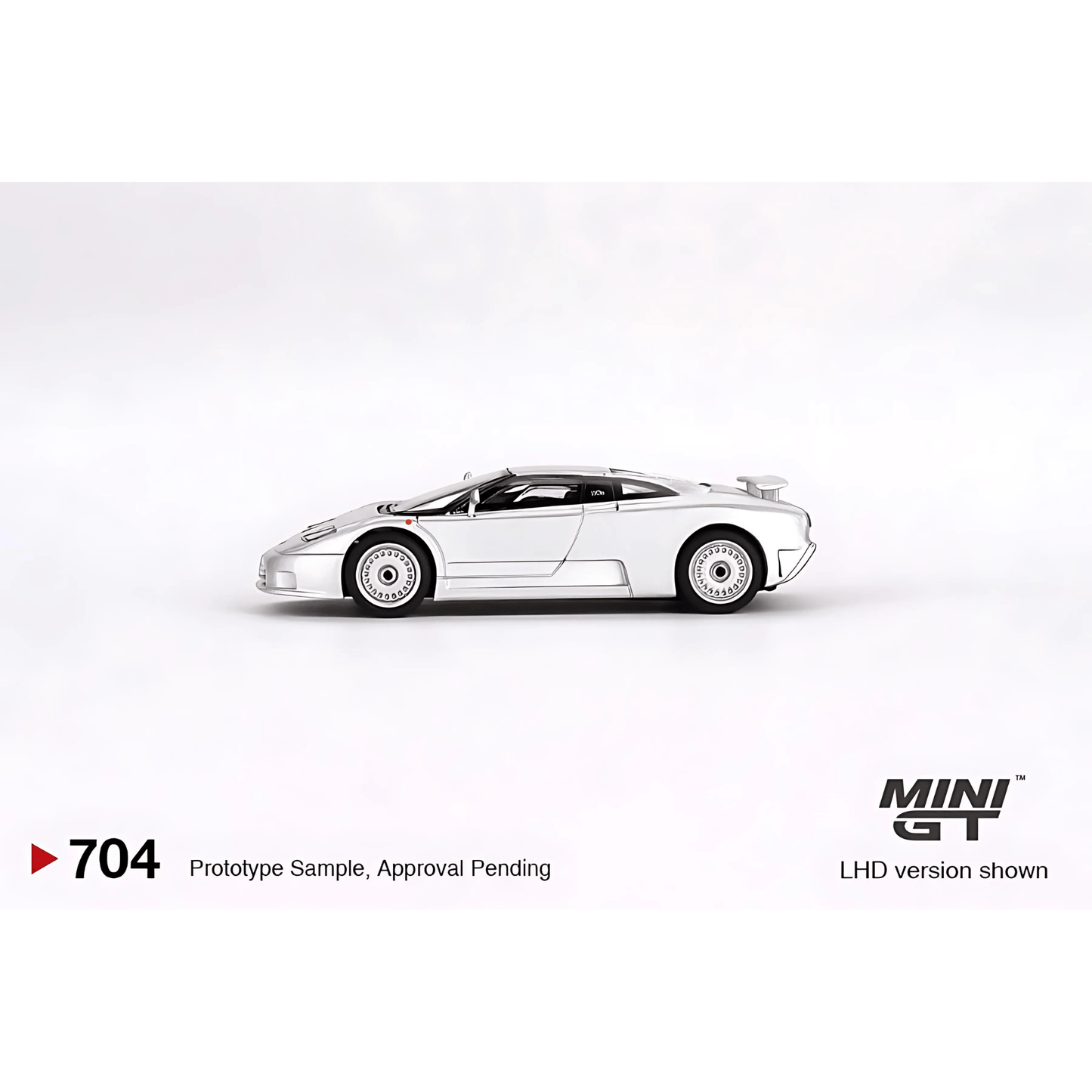 Bugatti EB110 GT Grigio Chiaro LHD Mini GT 1/64 - MGT00704 - L