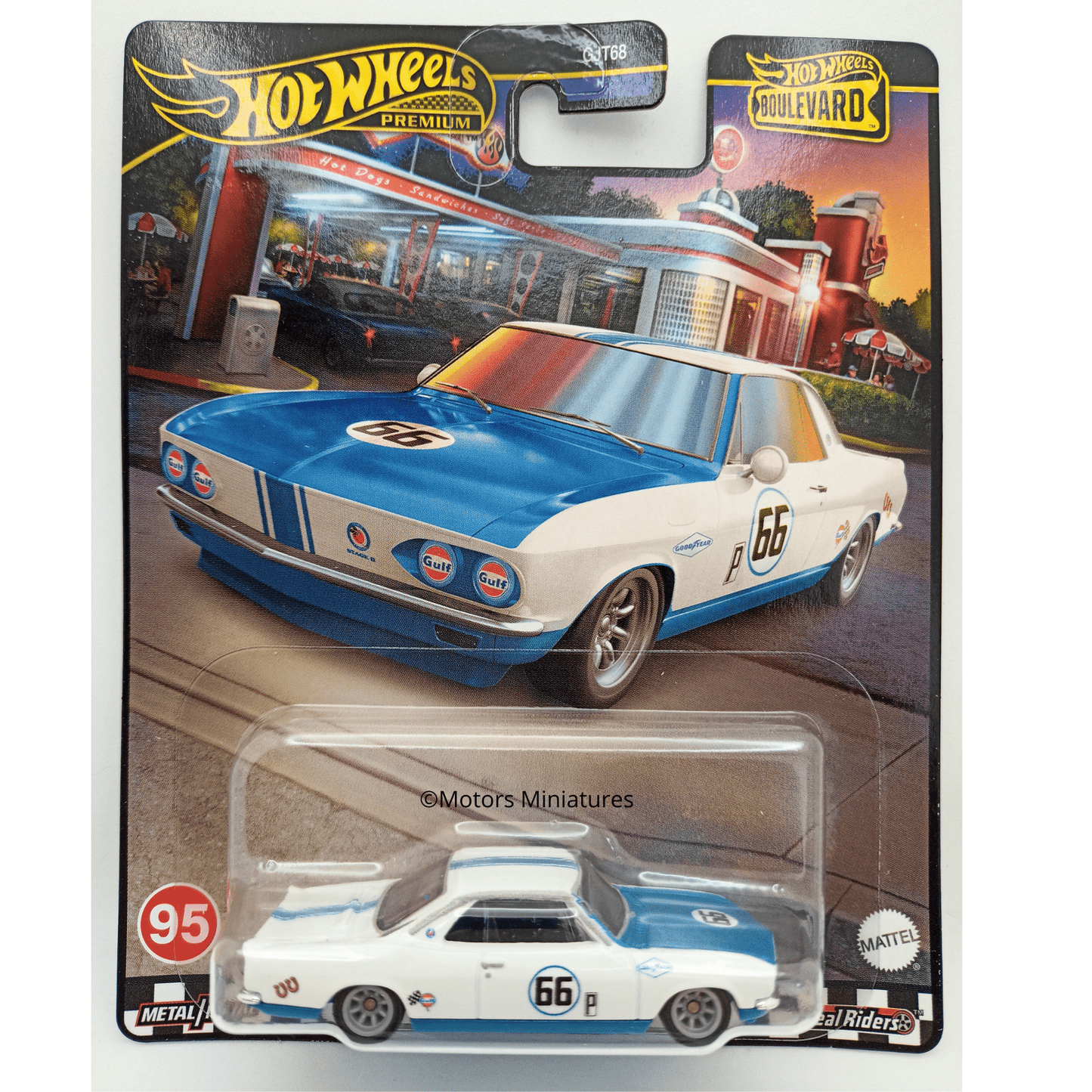 Chevrolet Corvair Yenko Stinger #66 Hotwheels 1/64 - HRT69 - GTJ68