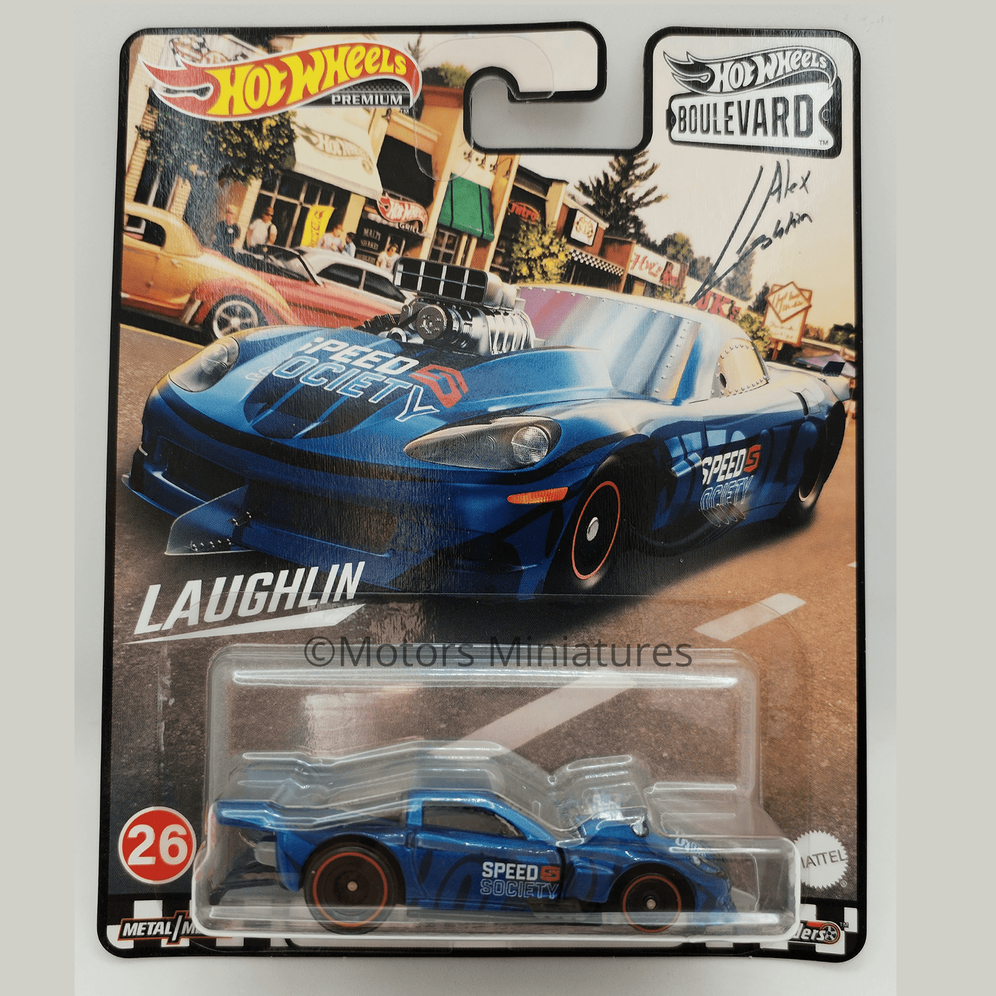 Chevrolet Corvette Z06 Drag Racer Hotwheels 1/64 - hwmvGRL96