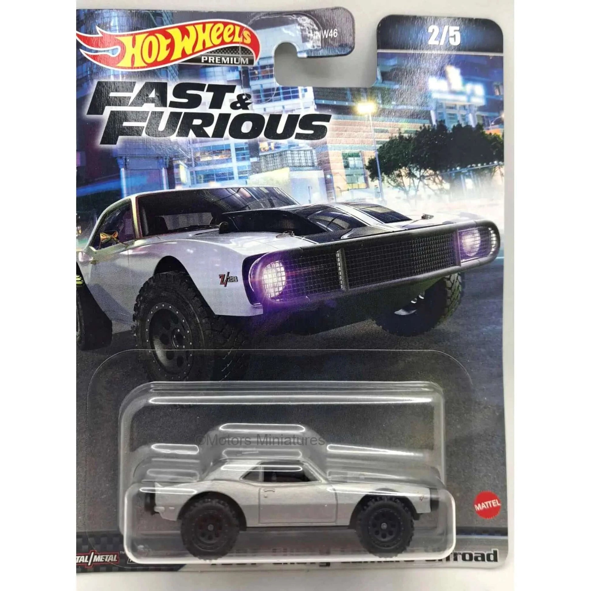 Chevy Camaro Offroad 1967 Fast and Furious Hotwheels 1/64 - hwmvHNW46-979A~10HNW47