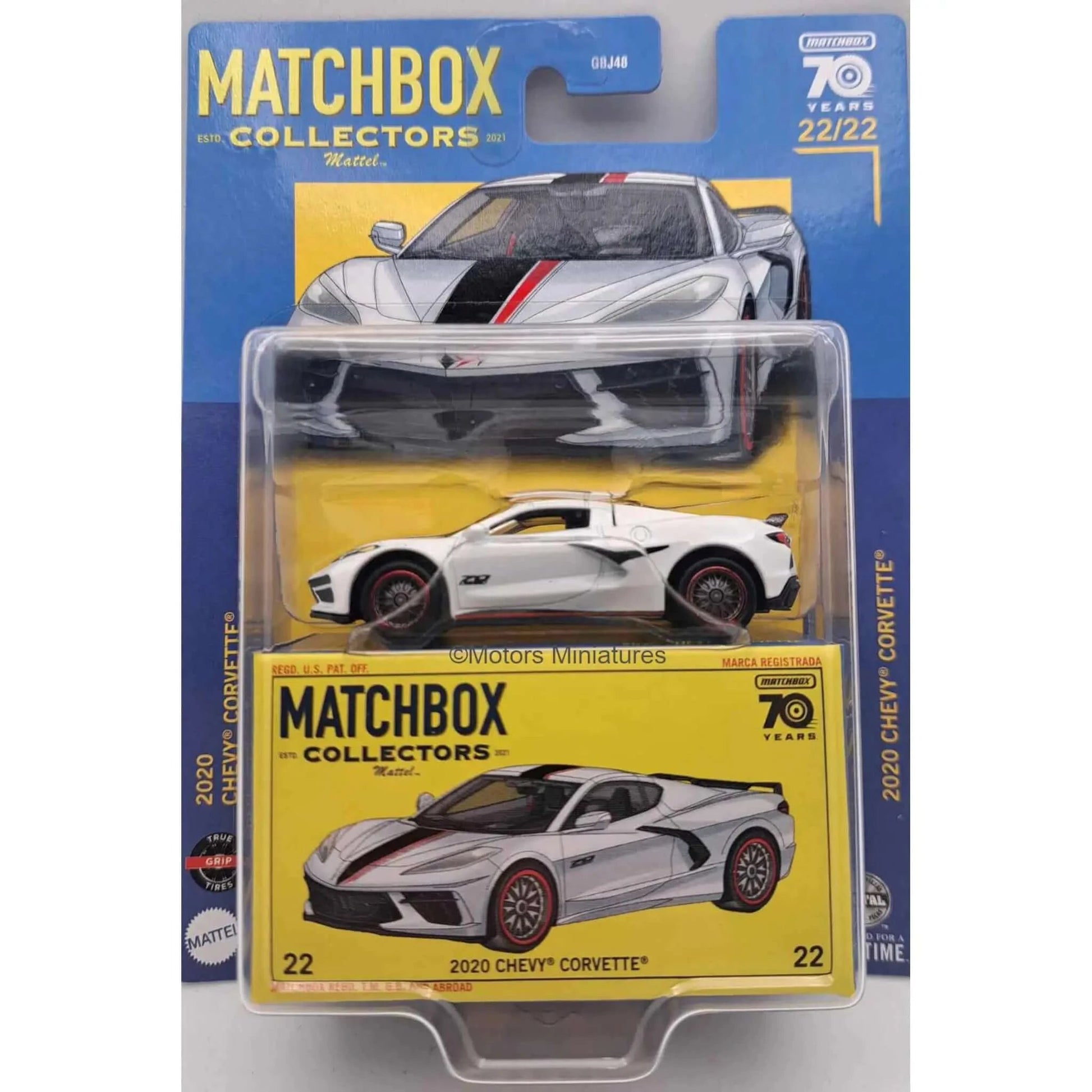 Chevy Corvette 2020 Matchbox 1/64 - MBGBJ48-965S-8