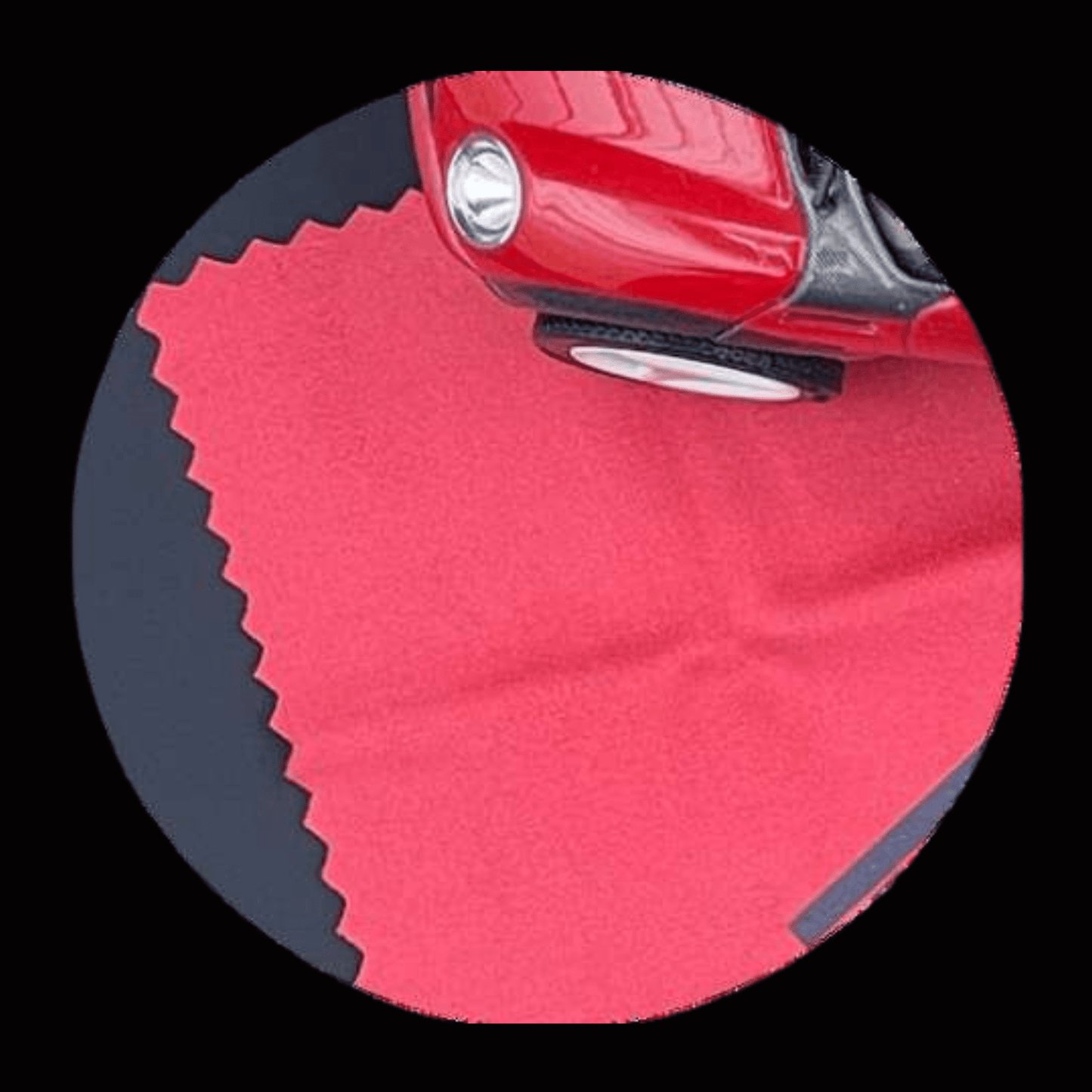 Chiffon de polissage en microfibre rouge 18 x 20 cm ScaleMotorsport - sms1105