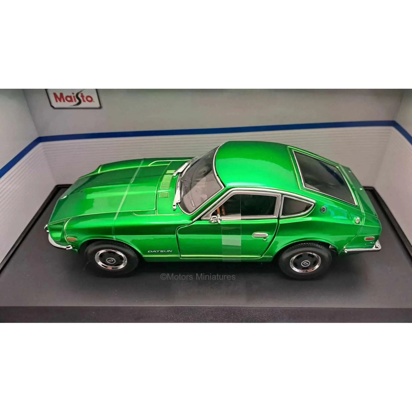 Datsun 240Z 1971 green metallic Maisto 1/18 | Motors Miniatures