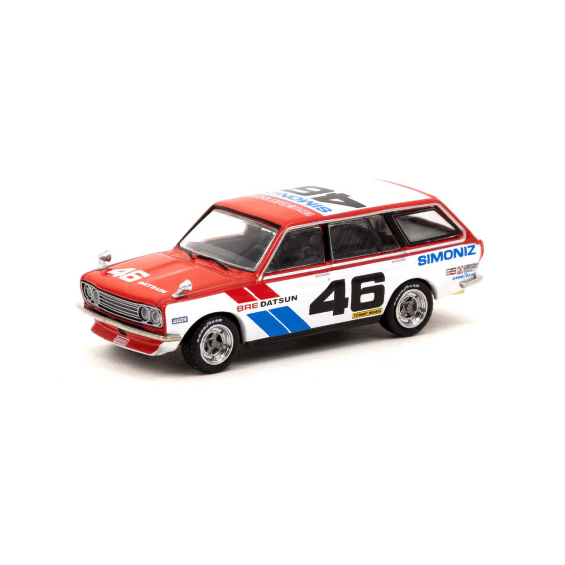 Datsun Bluebird 510 Wagon BRE #46 Tarmac Works 1/64 - T64G - 026 - BRE46