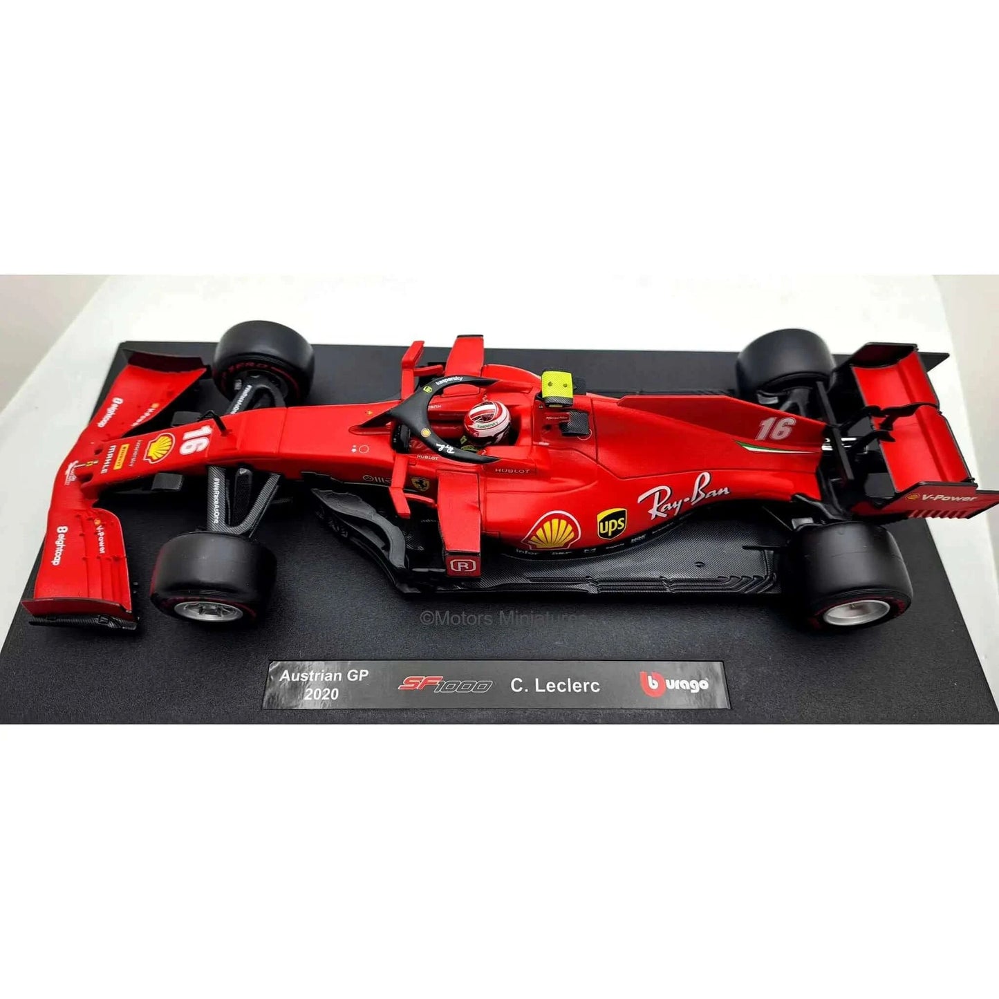 F1 Ferrari SF1000 #16 Charles Leclerc Austrian GP 2020 Bburago 1/18 - bura16808L