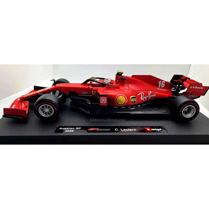 F1 Ferrari SF1000 #16 Charles Leclerc Austrian GP 2020 Bburago 1/18 - bura16808L