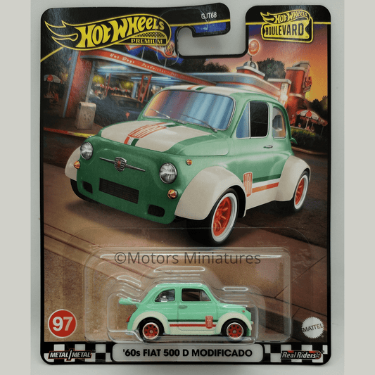 Fiat 500D 1960 Modificado Hotwheels 1/64 - HRT65