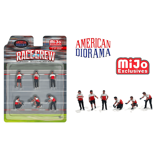 Figurines Race Crew American Diorama 1/64 - AD - 2405 - MJ