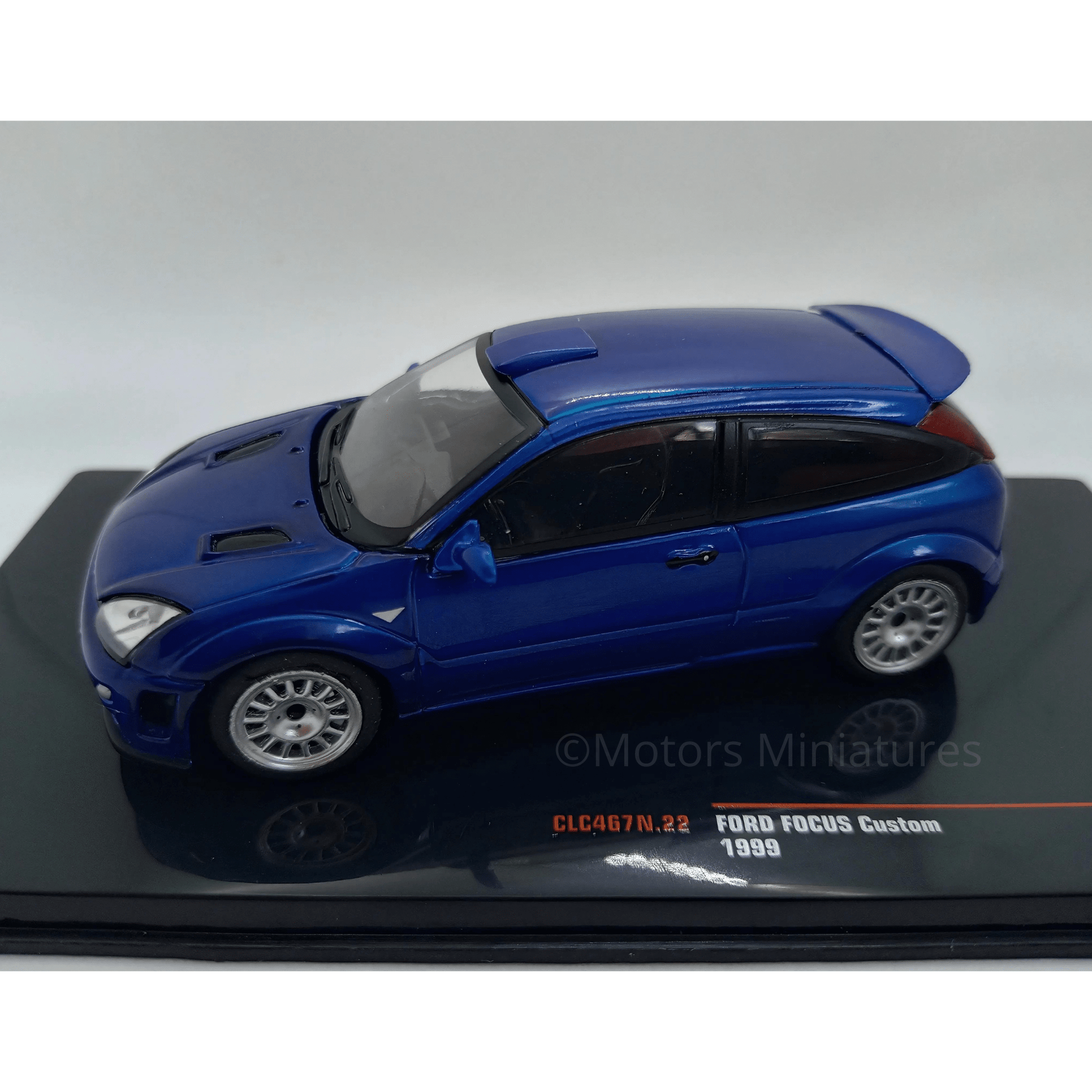 Ford Focus RS 1999 Metallic Blue Ixo Models 1/43 - IXCLC467N.22